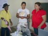 Coordenadora Regina muito atenciosa com trabalhadores rurais